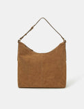 Accessorize suede shoulder bag with buckle strap (British brand)
