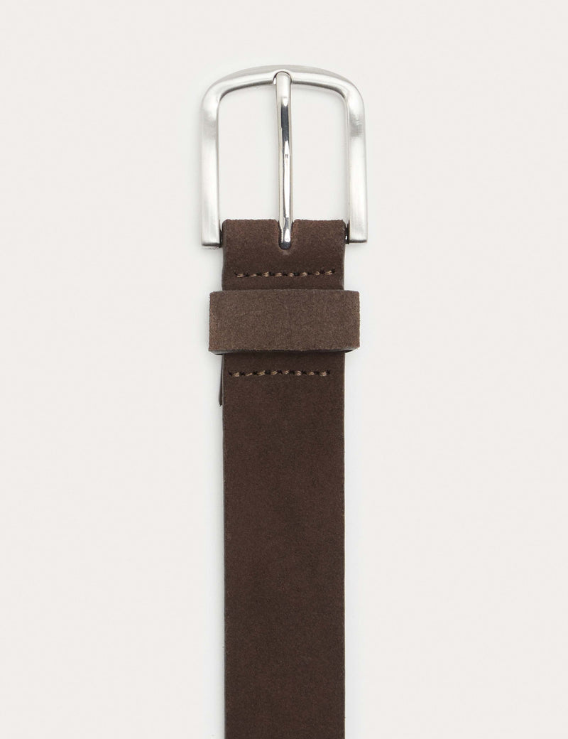 M&S suede casual belt with metal buckle - British product