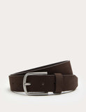 M&S suede casual belt with metal buckle - British product