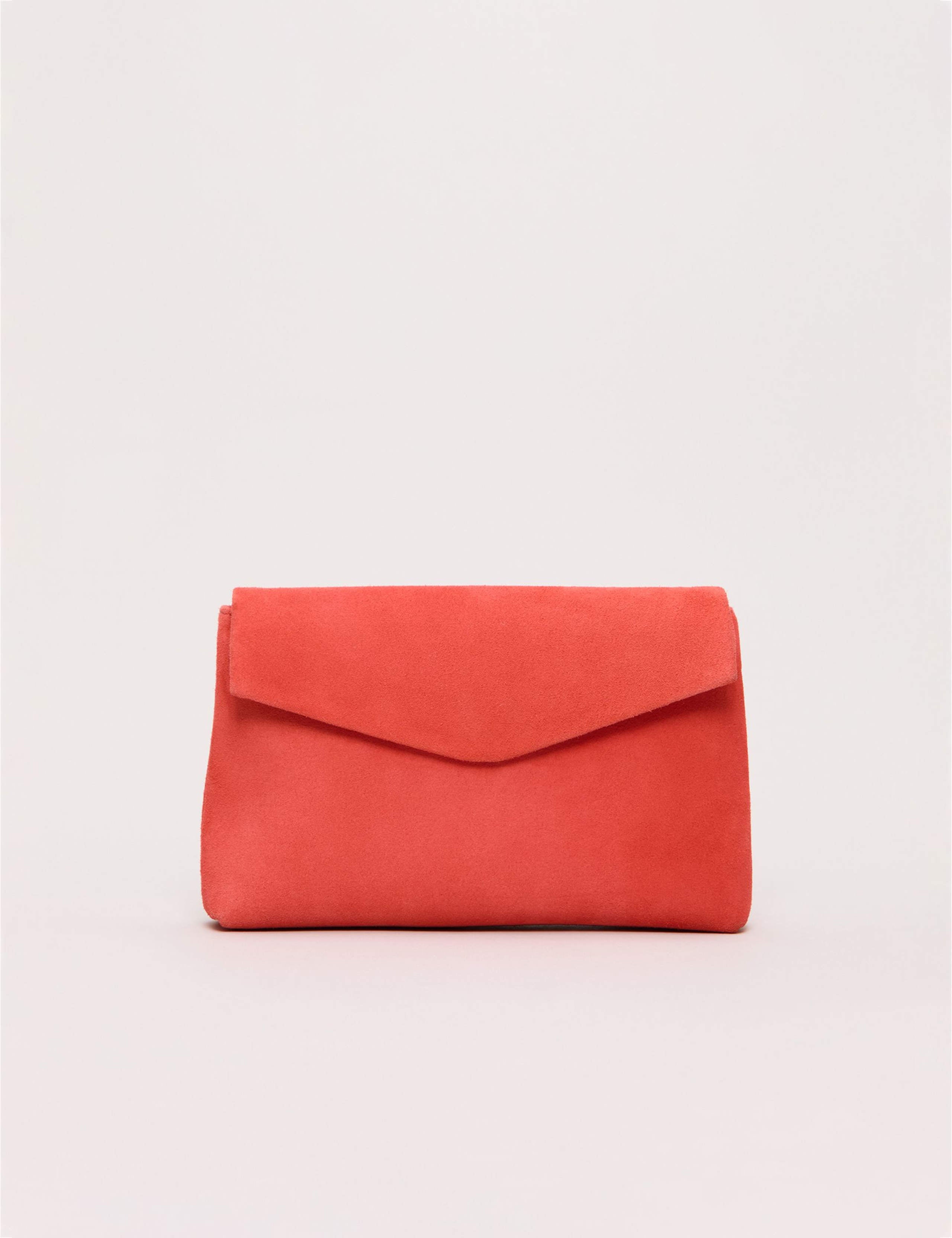 Phase Eight suede chain strap clutch bag - British product