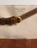Ted Baker suede colour block bucket bag - British product
