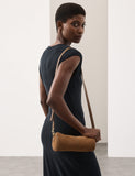 Autograph suede cross body bag (British brand)