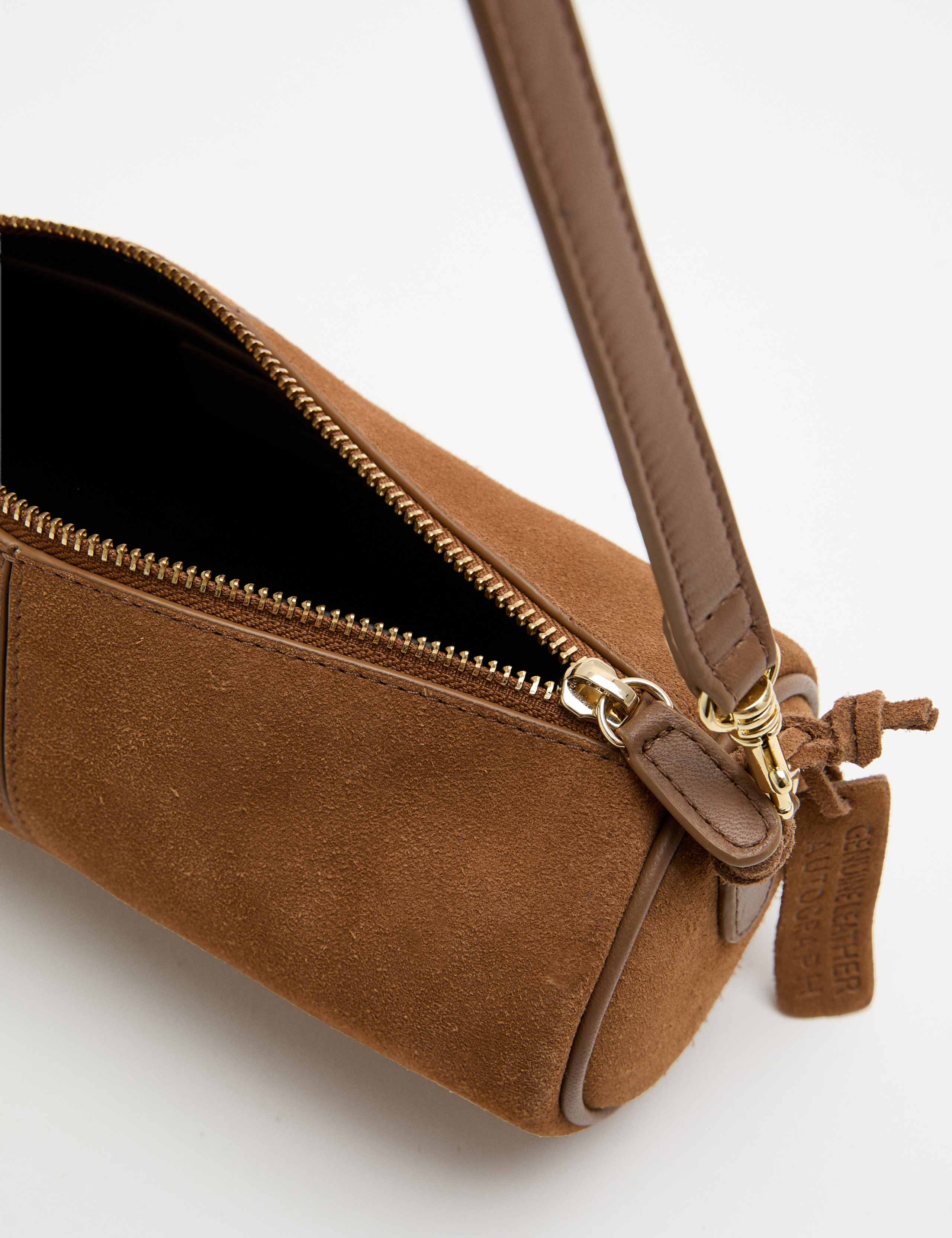 Autograph suede cross body bag (British brand)