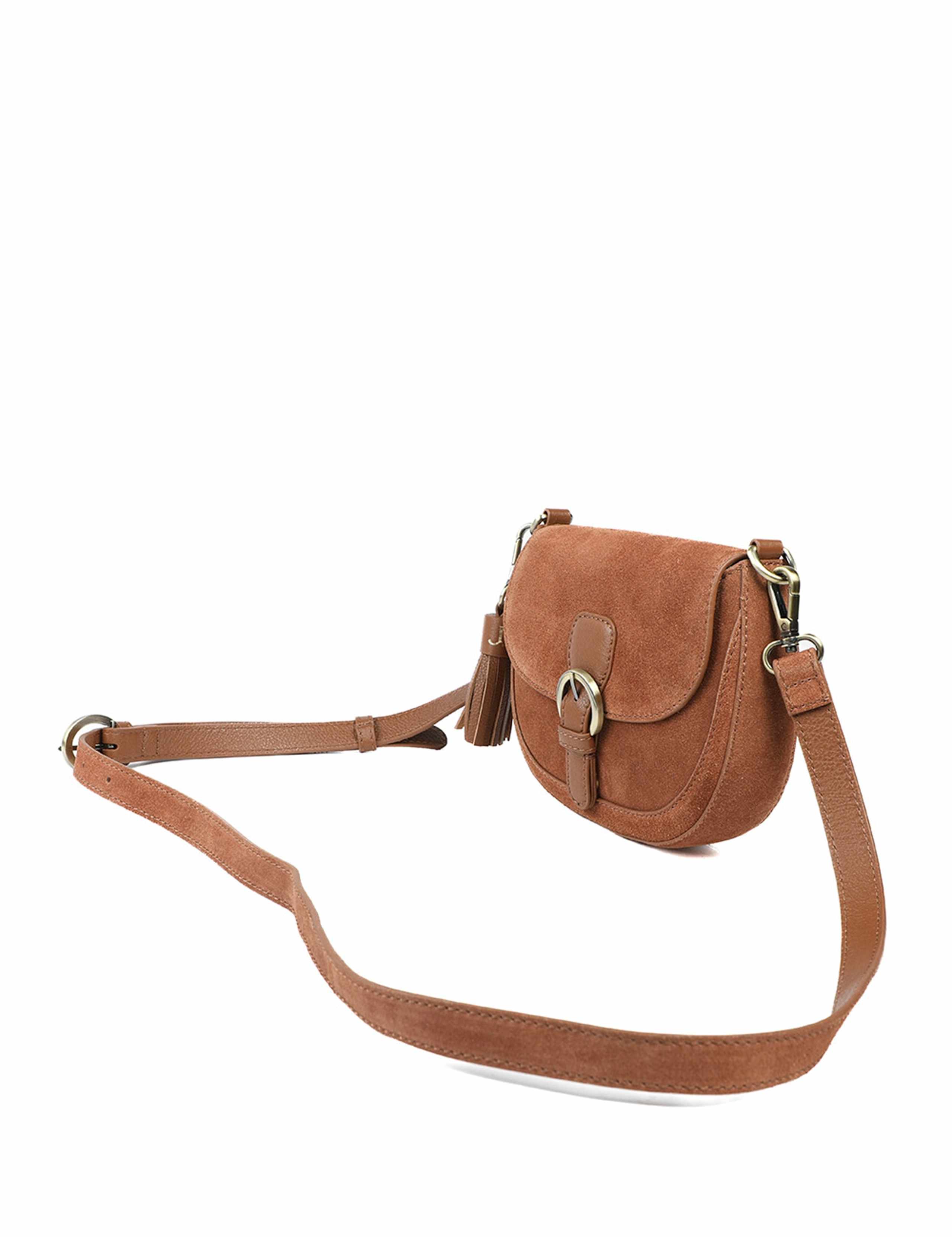 Jones Bootmaker suede cross body bag (British brand)