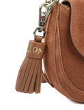 Jones Bootmaker suede cross body bag (British brand)