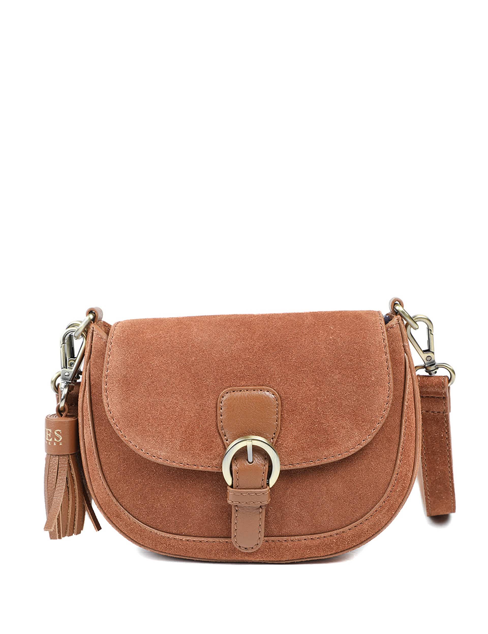 Jones Bootmaker suede cross body bag (British brand)