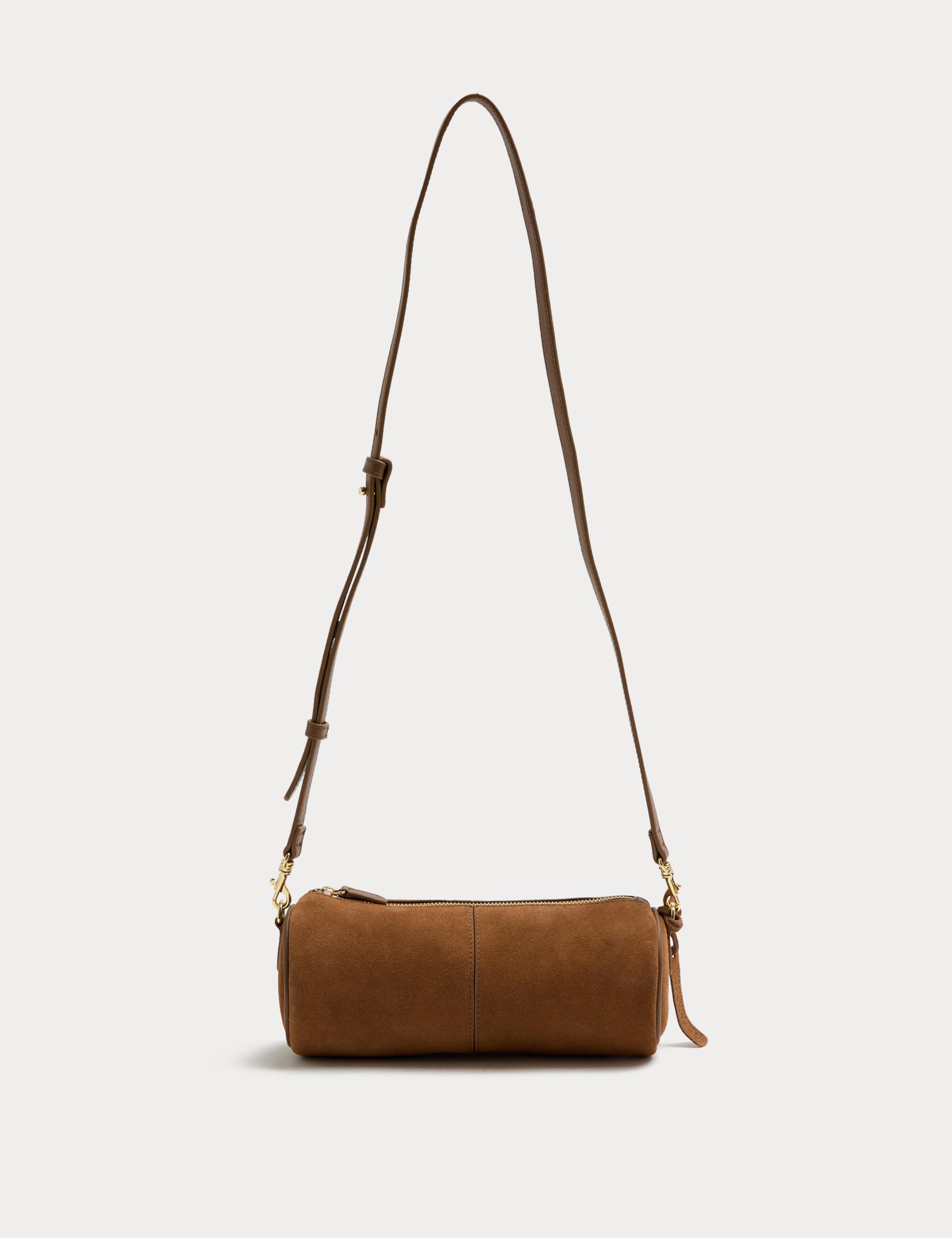 Autograph suede cross body bag (British brand)
