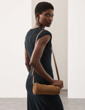 Autograph suede cross body bag (British brand)