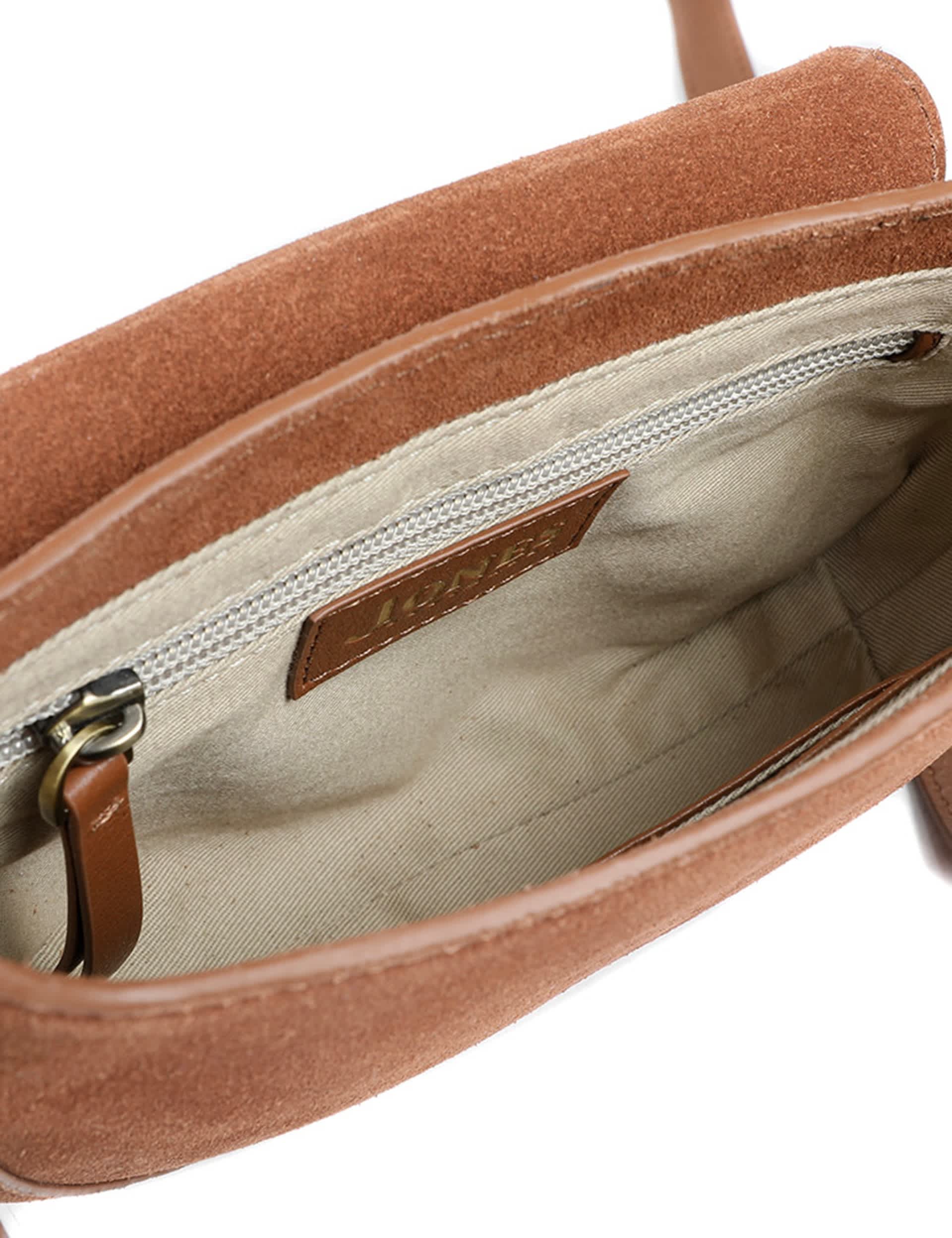 Jones Bootmaker suede cross body bag (British brand)