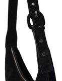 Whistles suede fringed shoulder bag with adjustable strap (British brand)