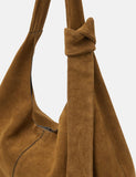 Accessorize suede shoulder bag knotted detail, imported from the UK