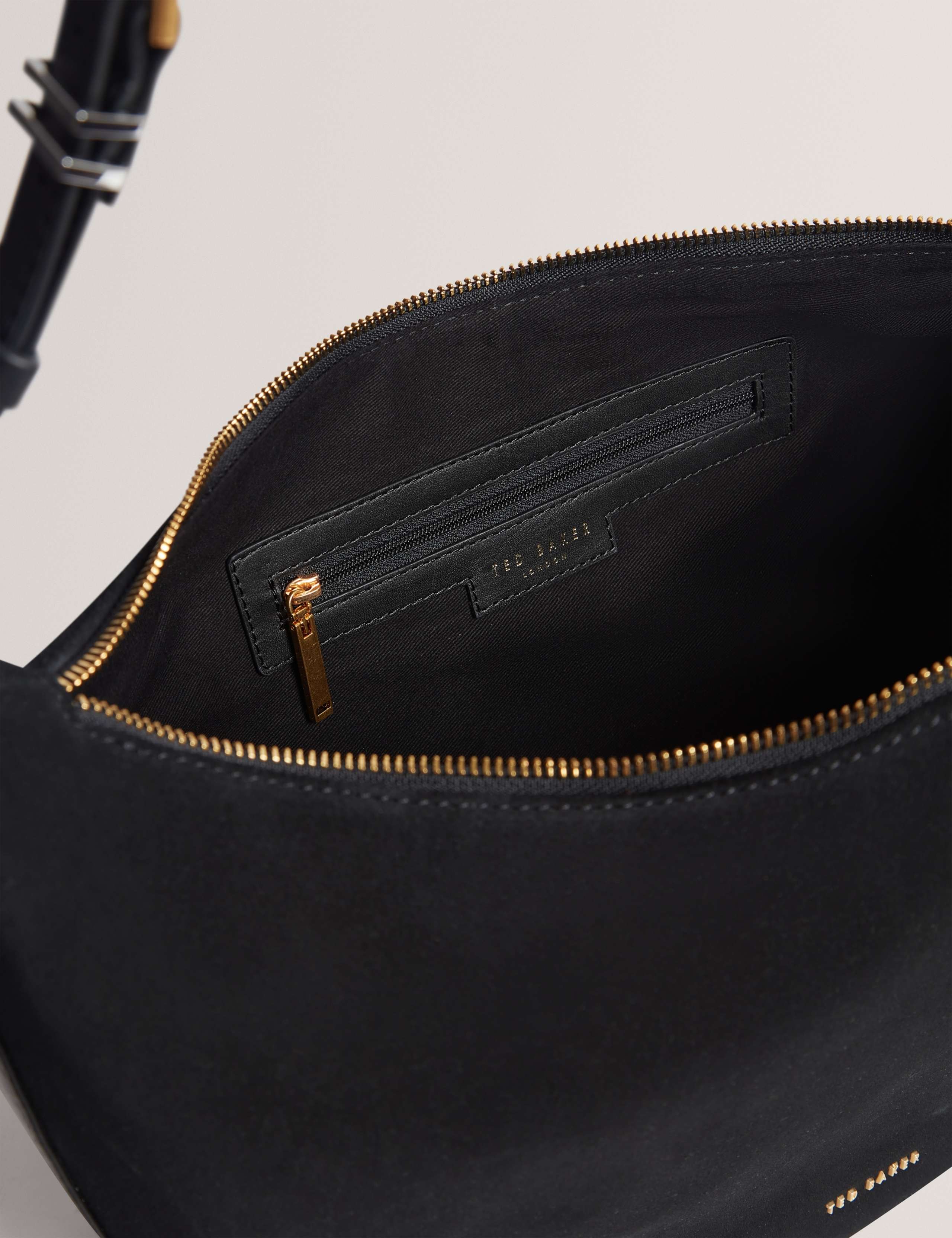 Ted Baker suede hobo shoulder bag, imported from the UK