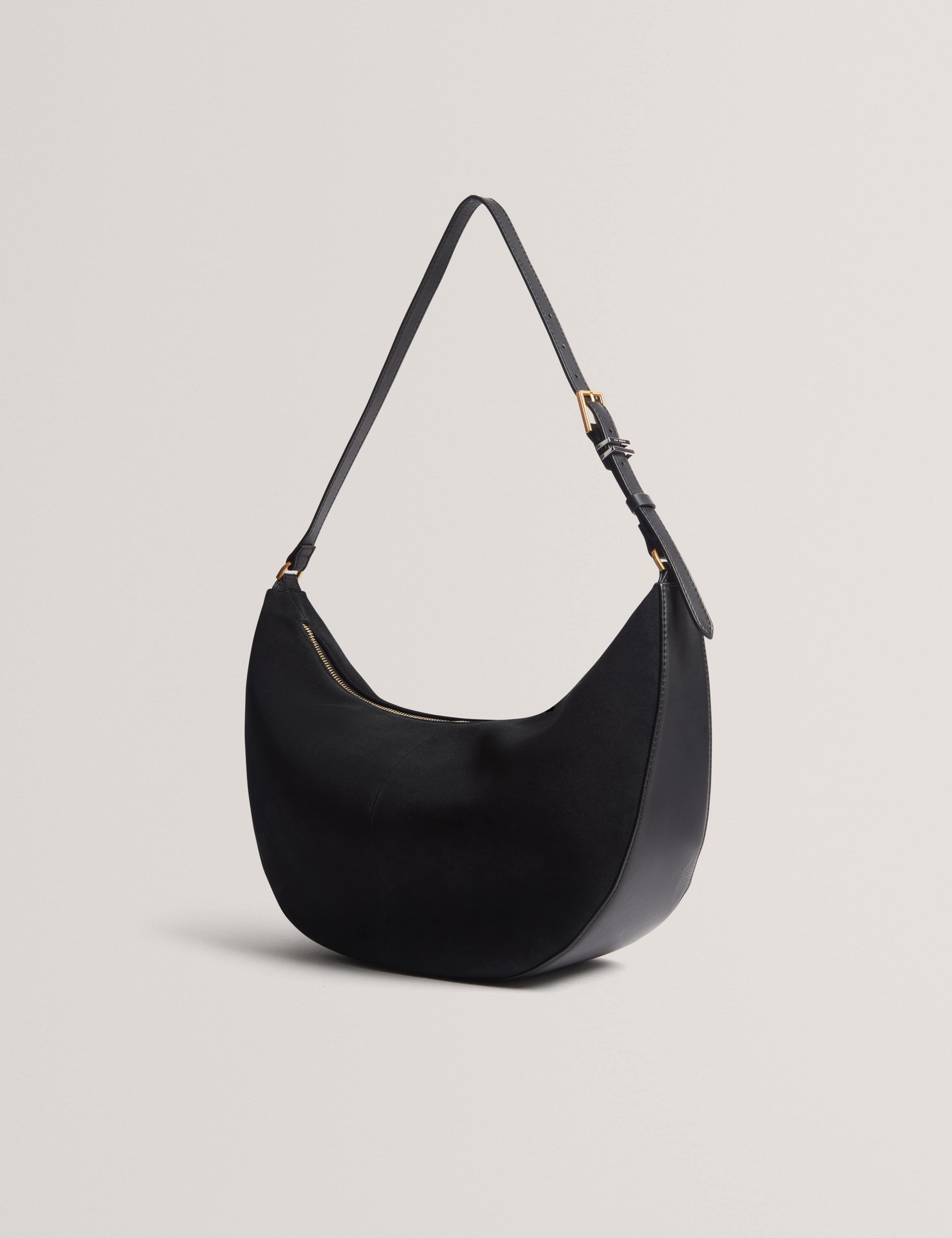 Ted Baker suede hobo shoulder bag, imported from the UK