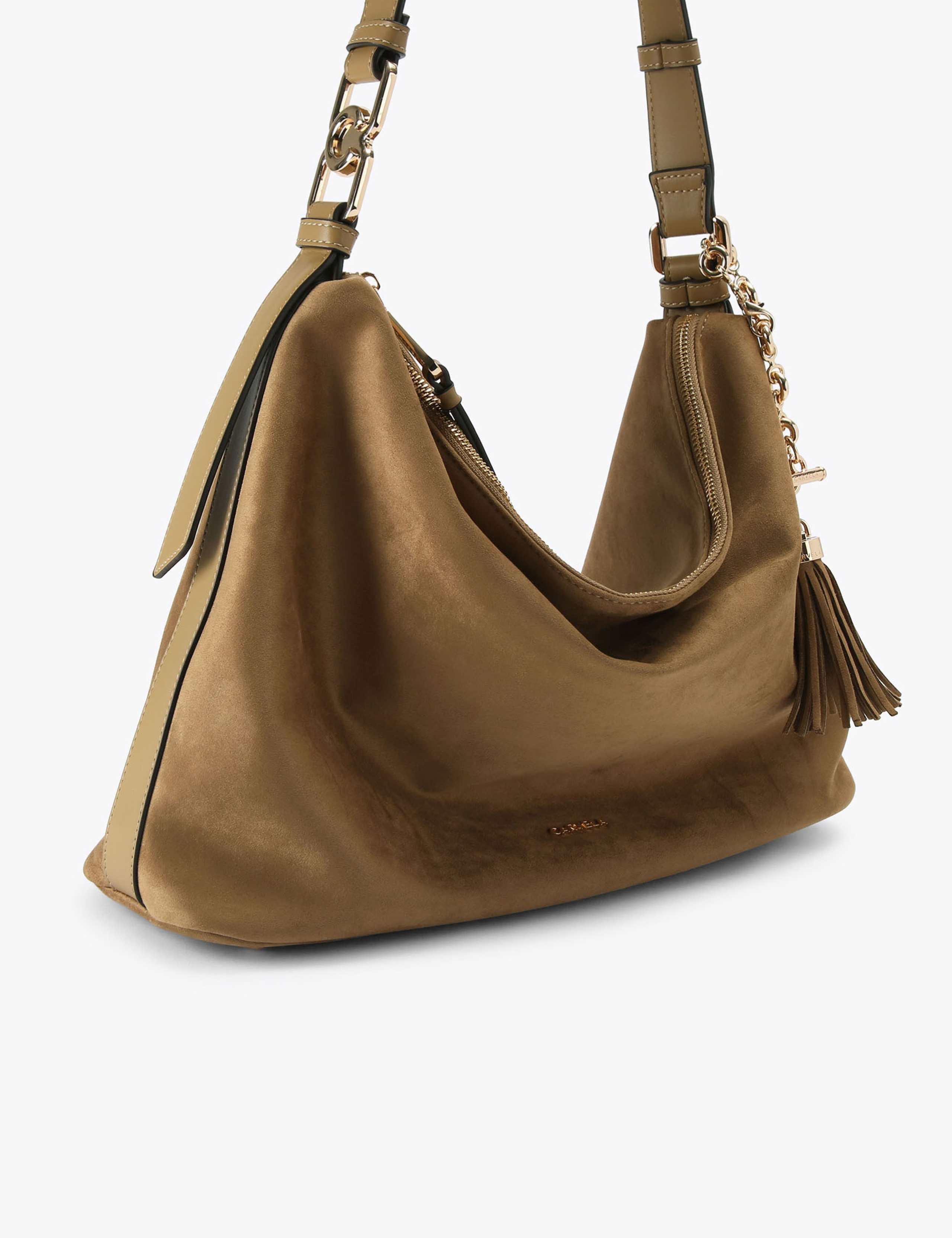 Carvela Gina Hobo shoulder bag suedette, imported from the UK