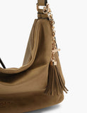Carvela Gina Hobo shoulder bag suedette, imported from the UK