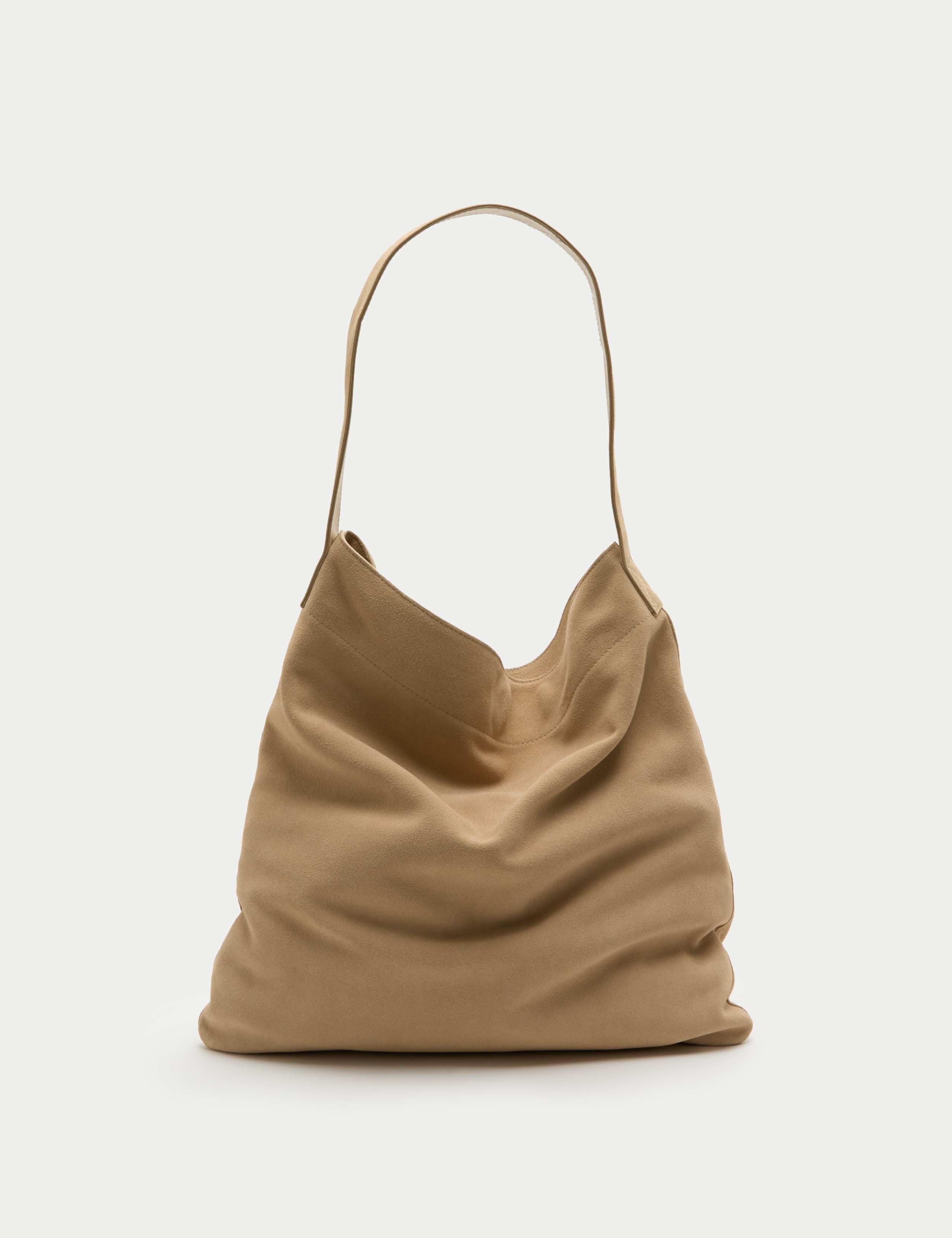 Per Una suede shoulder bag with top handle (British brand)