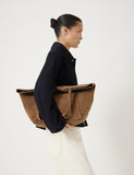 Hush suede tote bag (British brand)