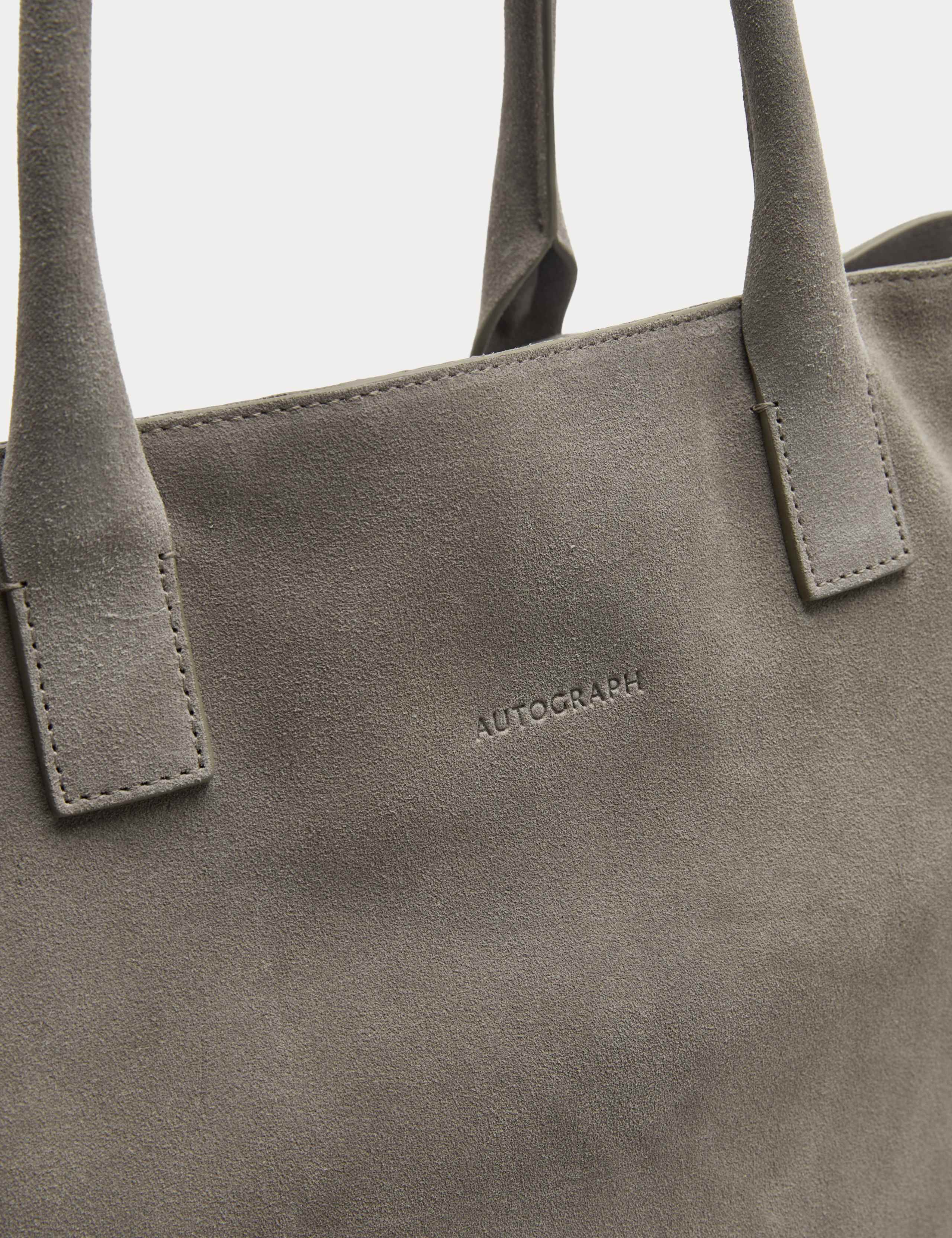 M&S Autograph suede tote bag (British brand)