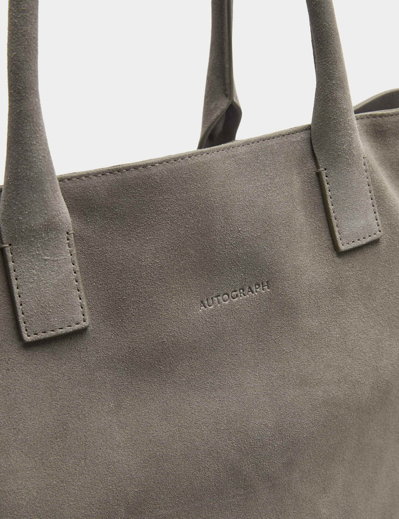 M&S Autograph suede tote bag (British brand)