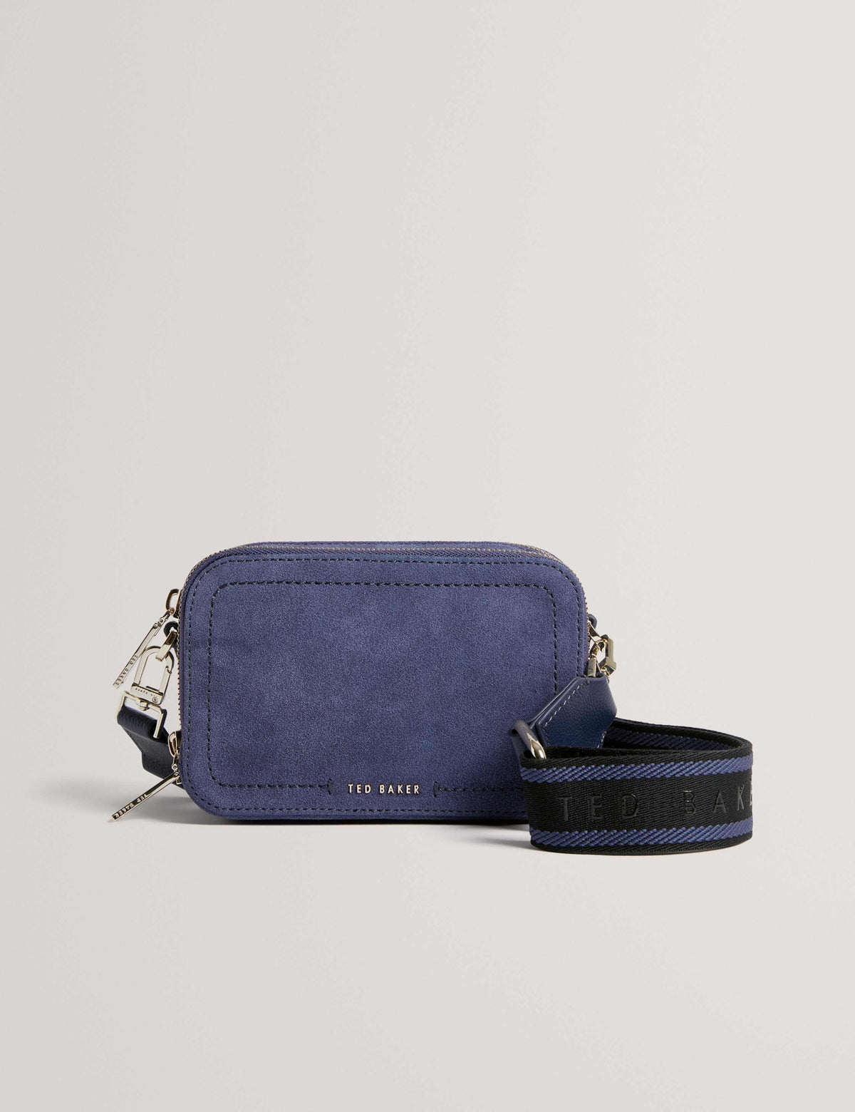 Ted Baker suede camera bag cross body strap (British brand)