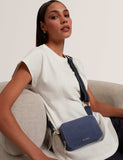Ted Baker suede camera bag cross body strap (British brand)