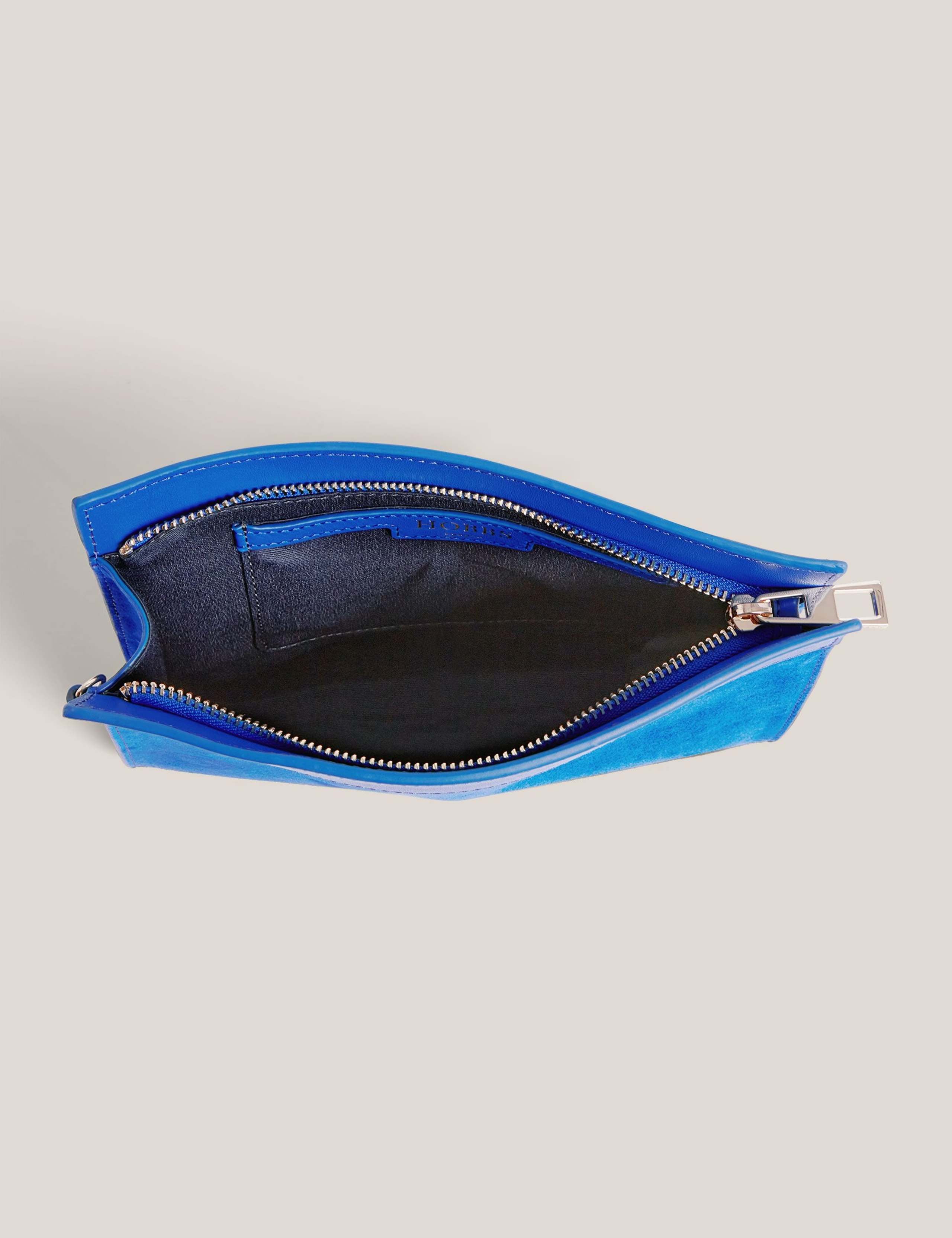 Hobbs suede wristlet clutch bag, UK version