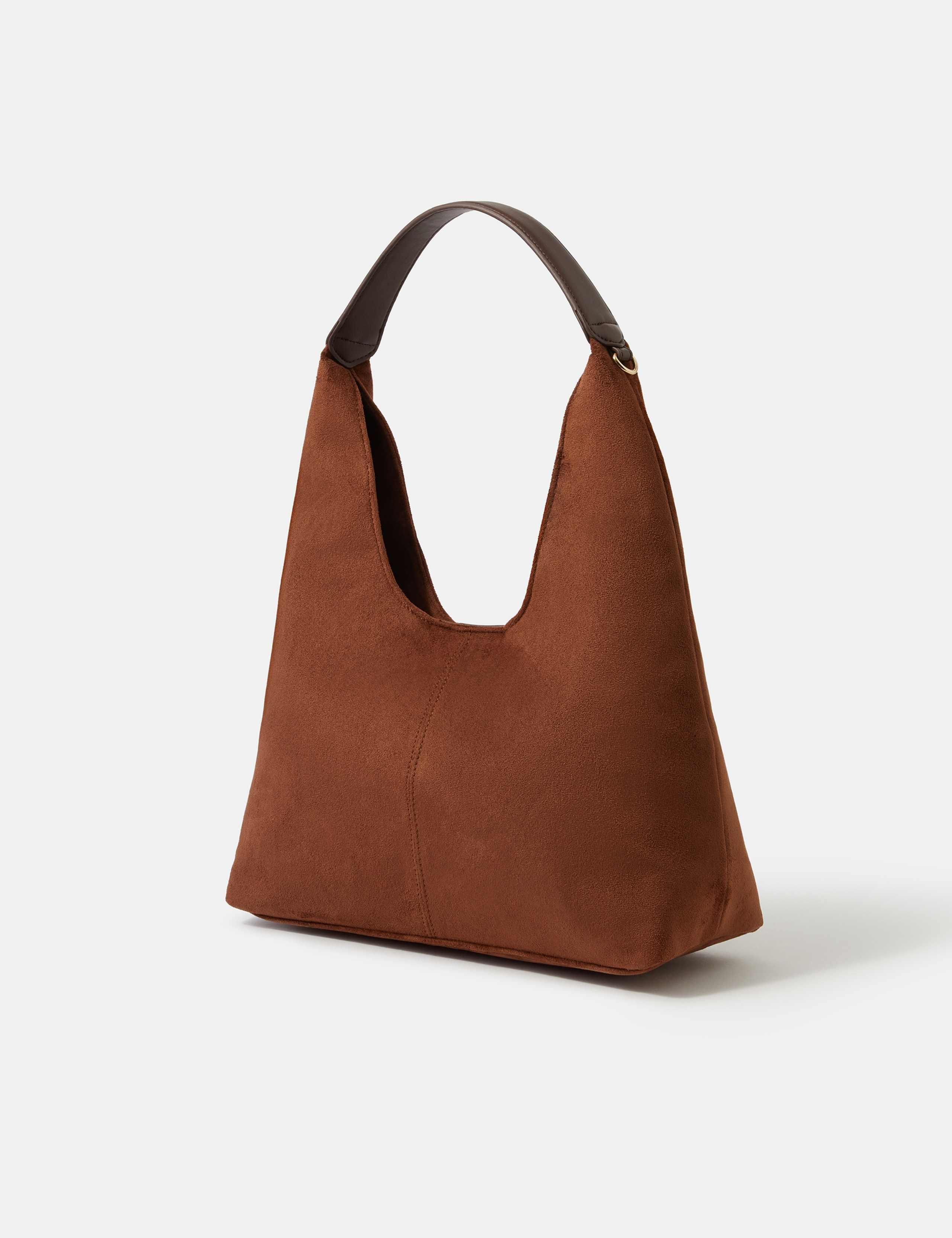 Accessorize suedette slouch shoulder bag - British product