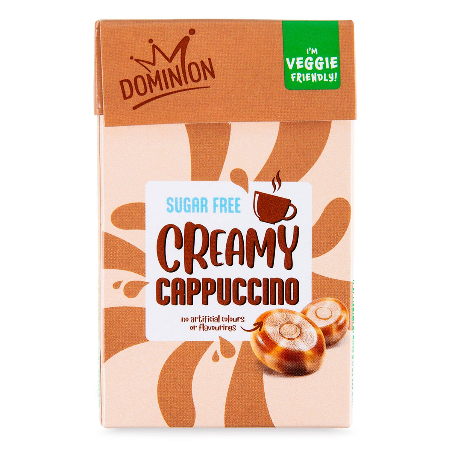 Sugar free creamy cappuccino sweets, imported from the UK