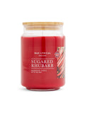 Sugared Rhubarb Jar Candle