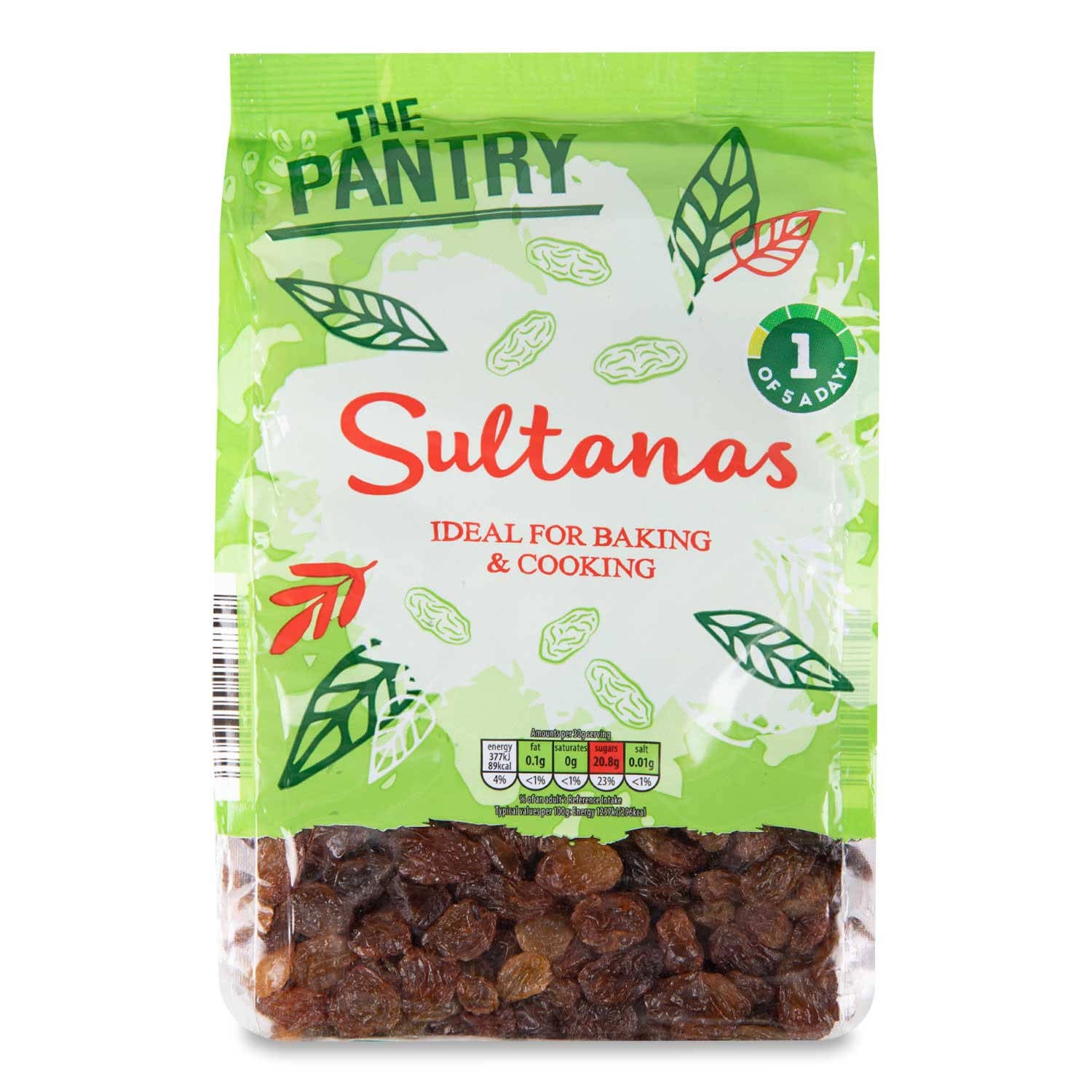 The Pantry sultanas with sunflower oil, UK version