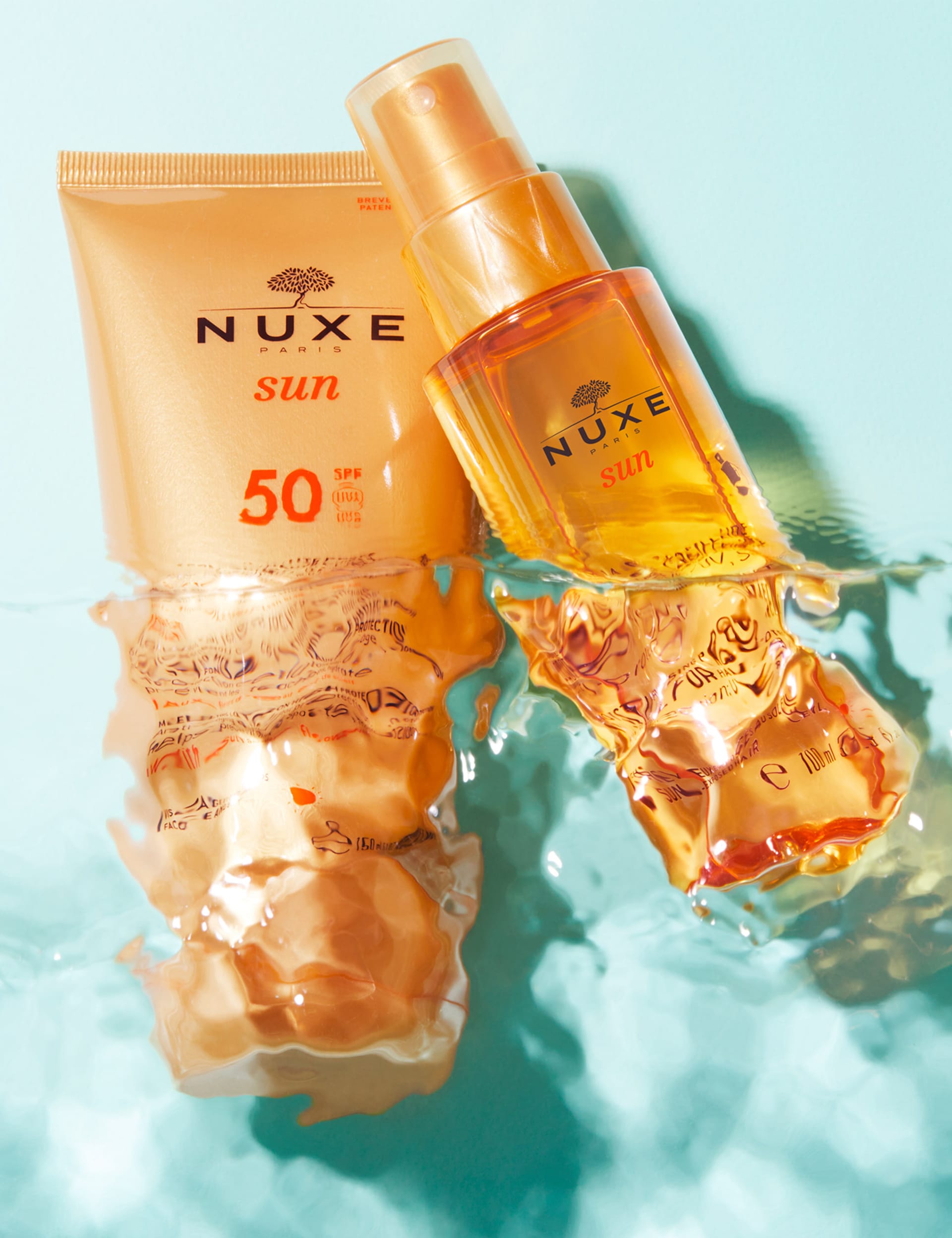 Nuxe moisturising protective milky oil for hair spray 100ml (British brand)