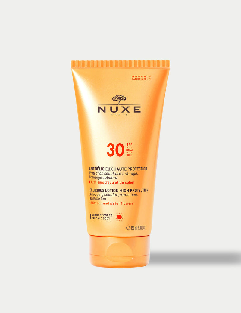 Nuxe sun lotion SPF 30 high protection for face and body 150ml (British brand)