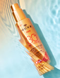 Nuxe SPF30 sun spray for face and body 150ml (British brand)
