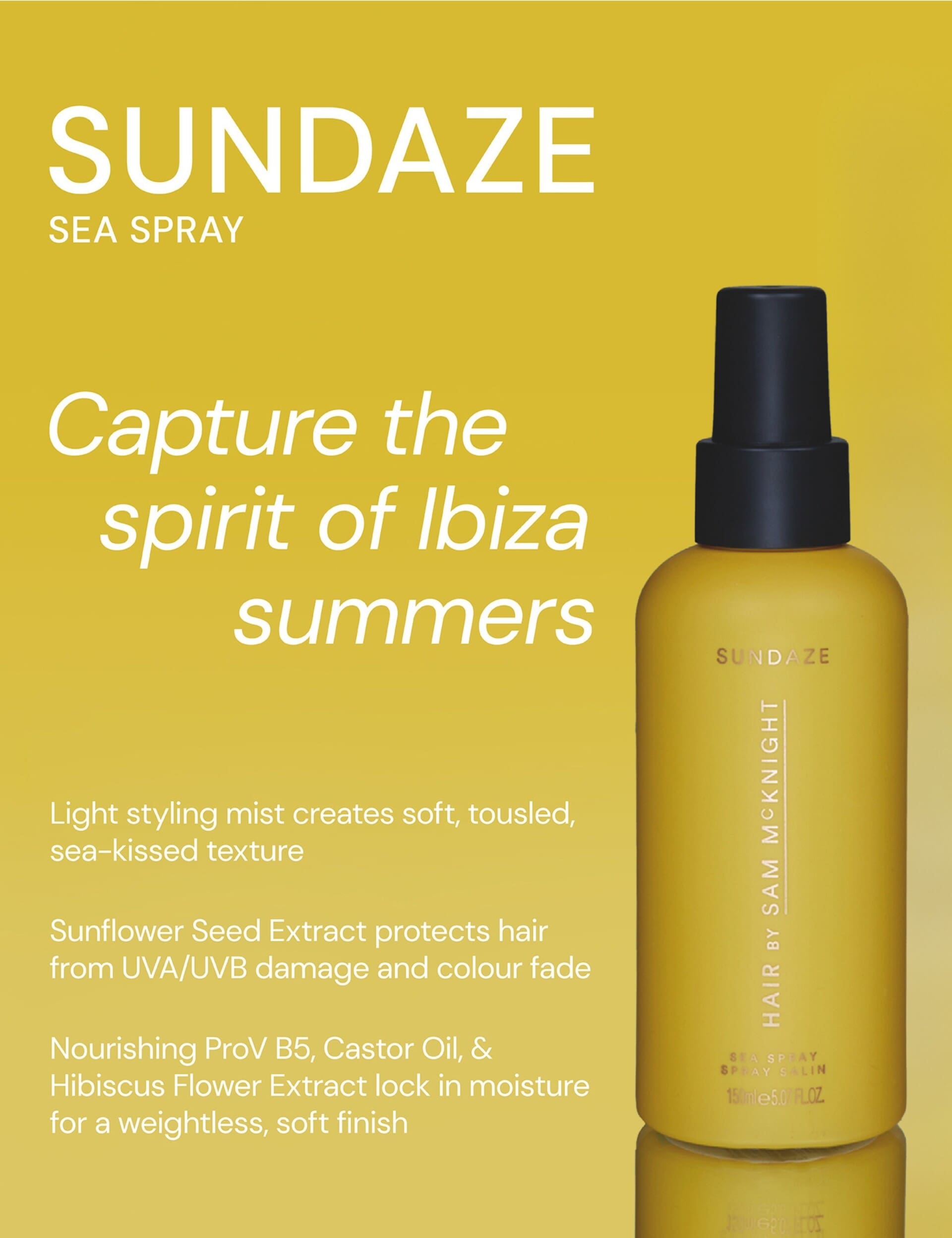 Sam McKnight Sundaze Sea Spray 150ml (British brand)