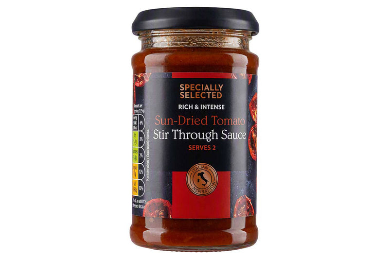 Sundried tomato stir through pasta sauce, imported from the UK