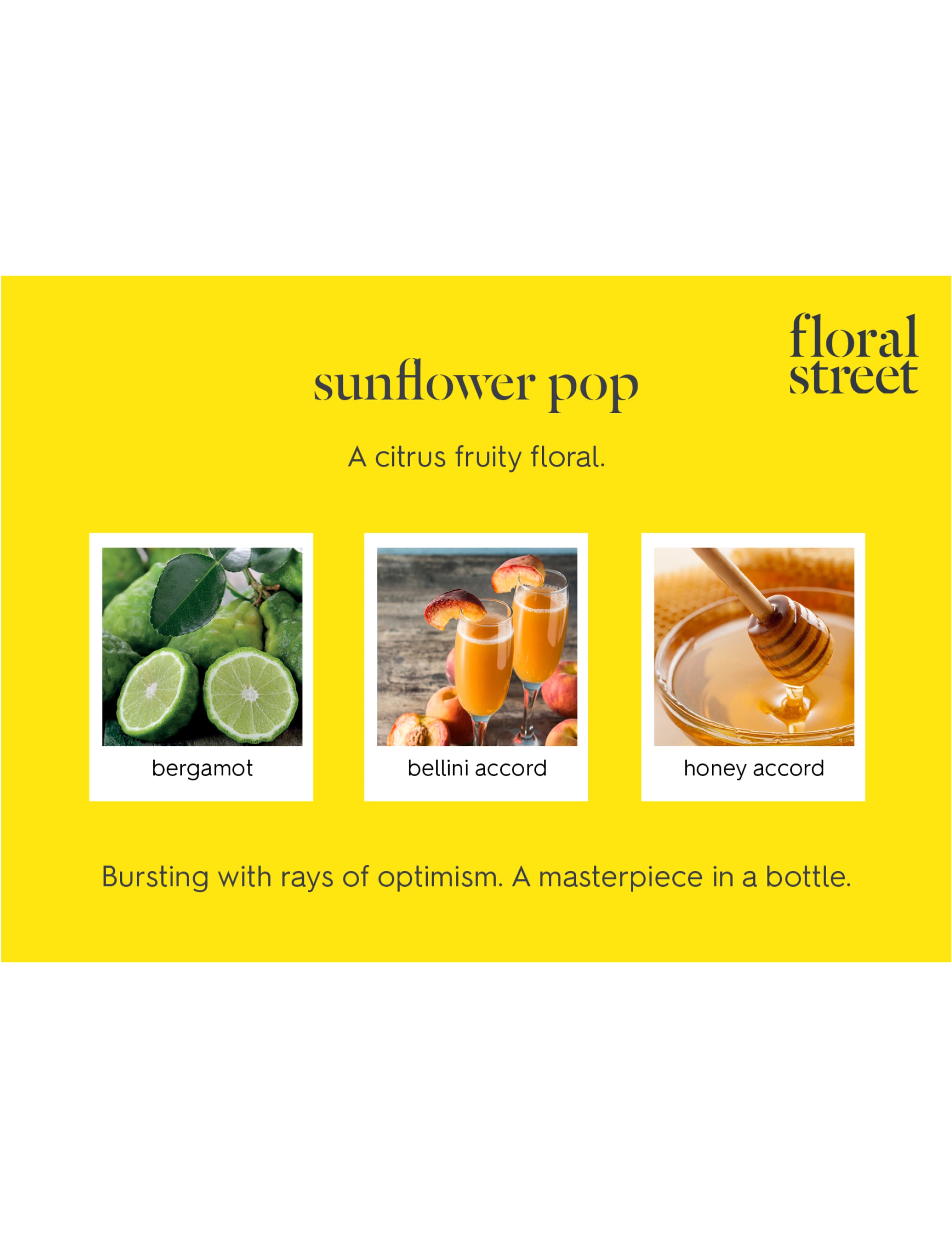 Floral Street Sunflower Pop Eau de Parfum 10ml (British brand)