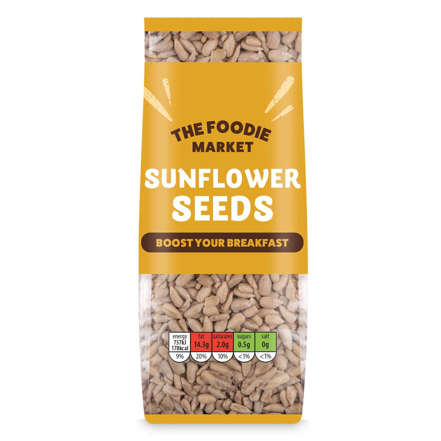 Sunflower seeds for snacking, imported from the UK