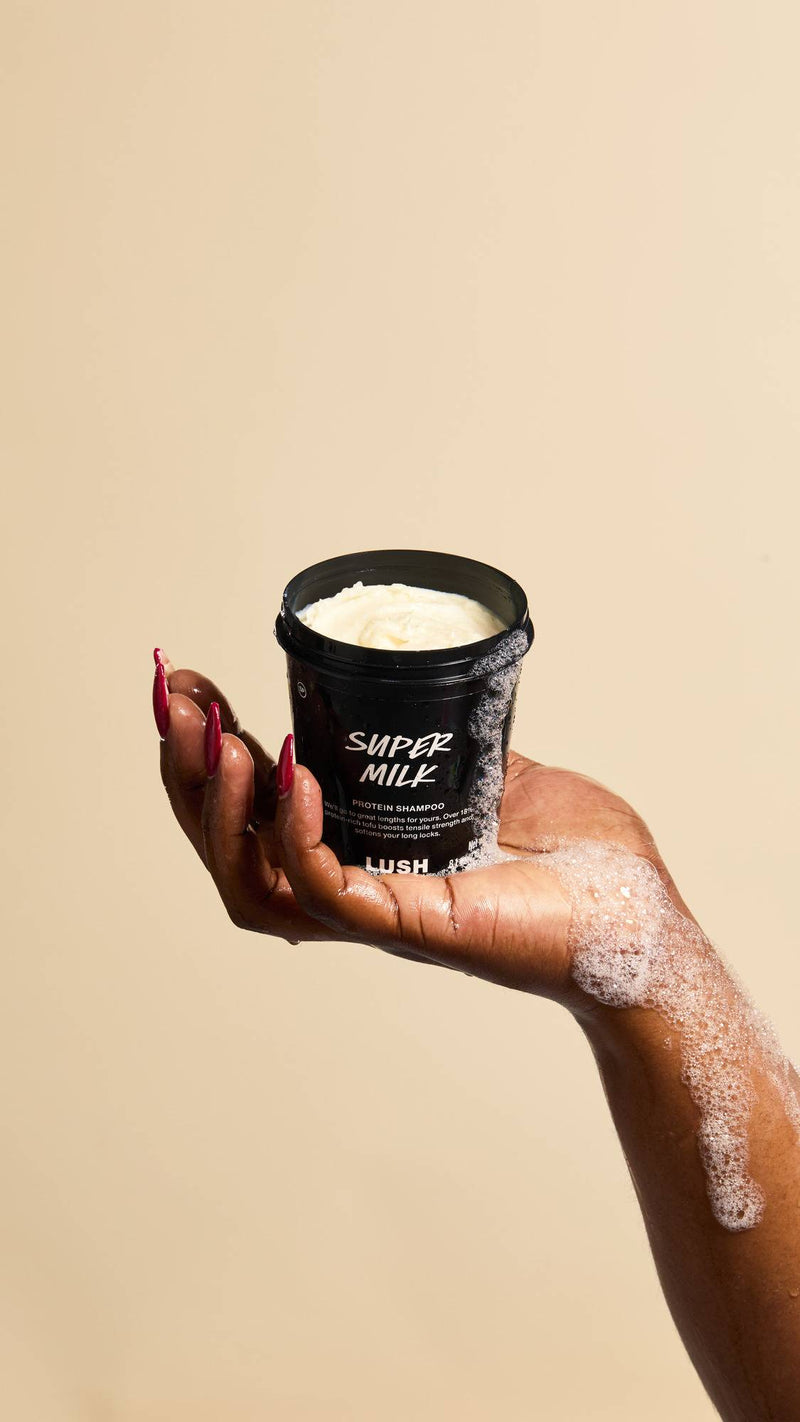 Lush Super Milk shampoo fresh tofu formula, UK version