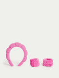 Bloom Accessories super soft headband and wrist cuffs set, UK version