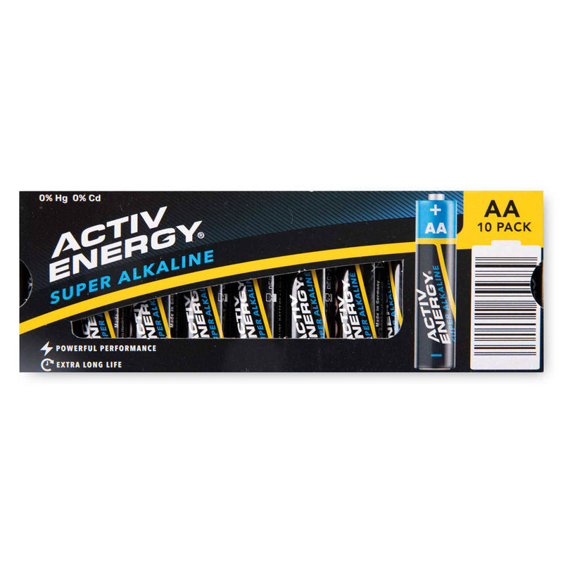 Super alkaline batteries AA, imported from the UK