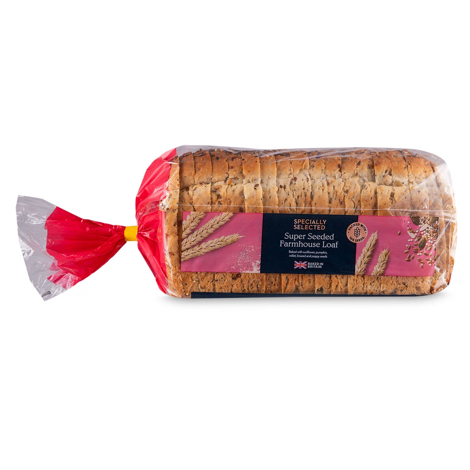 Seeded farmhouse sliced loaf (British brand)