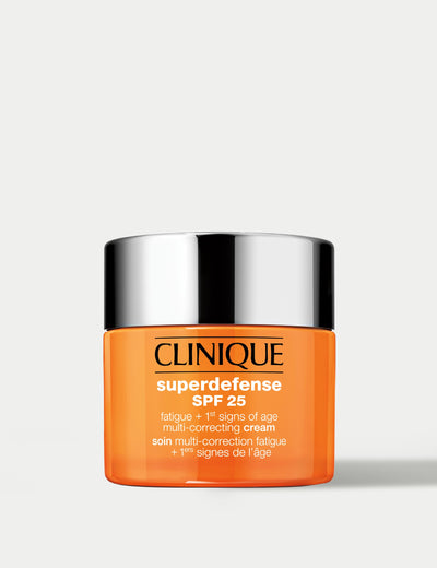 M&S Clinique Superdefense SPF 25 Multi-Correcting Cream for Very Dry to Dry Combination Skin 50ml- Buy online at McGrocer