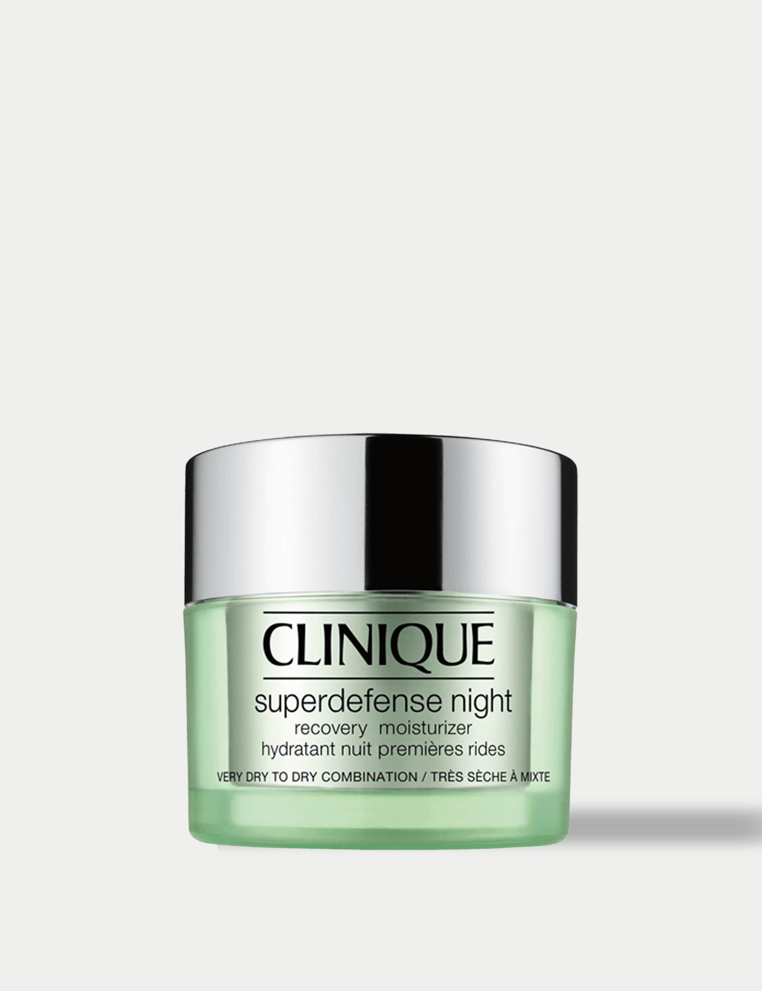 Clinique Superdefense night recovery moisturizer dry combination 50ml (British brand)