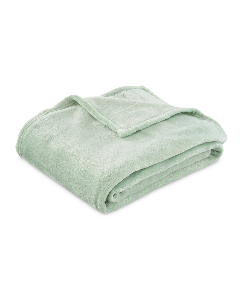 Supersoft Throw Blanket - Beige, Green, Blue or Purple - 120cm x 150cm