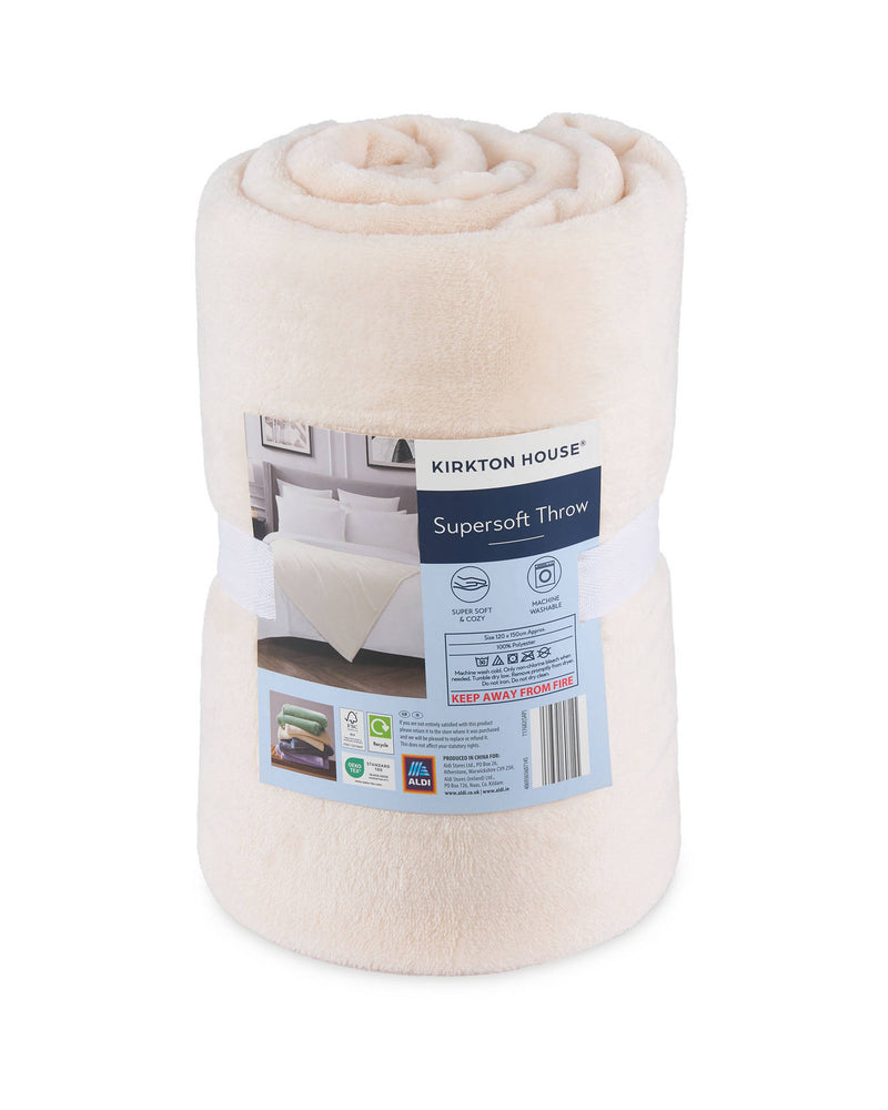 Supersoft throw blanket 120x150cm - British product