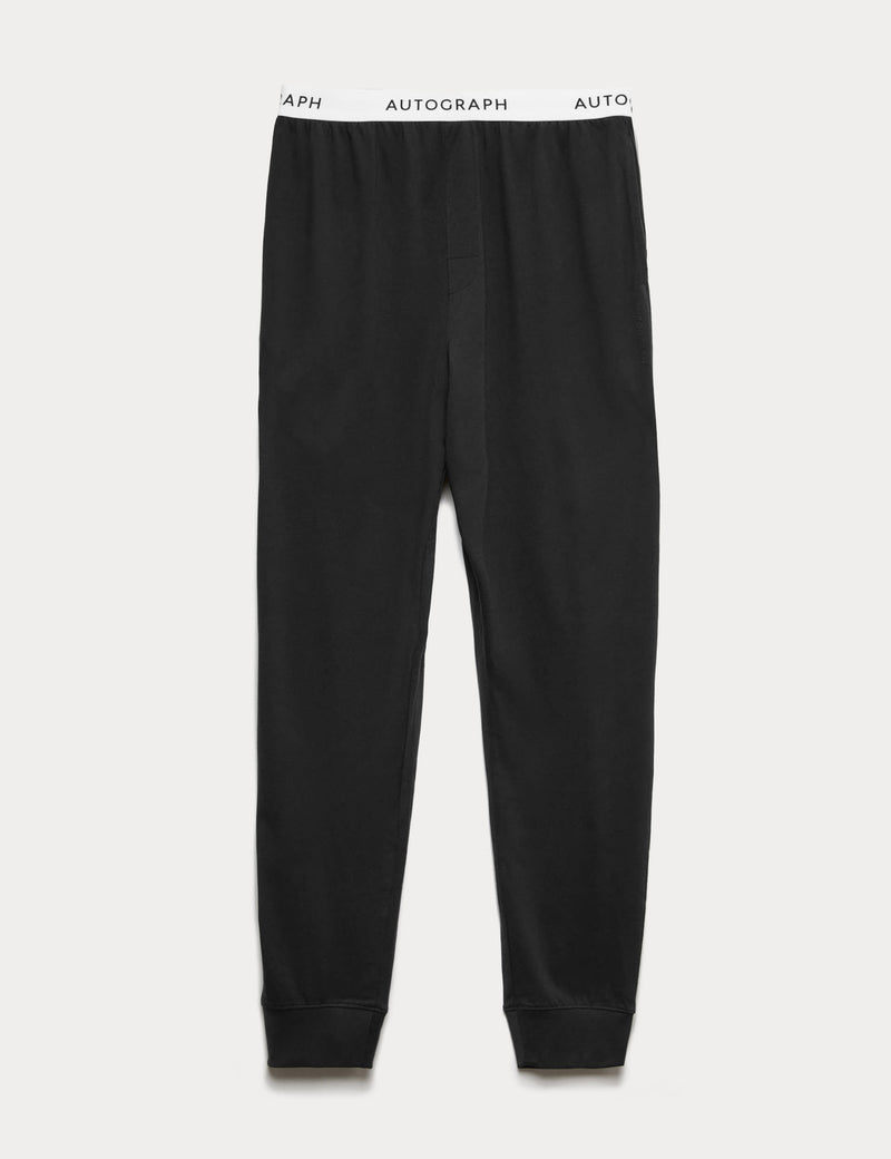 Autograph Supima cotton modal elasticated pyjama joggers (British brand)