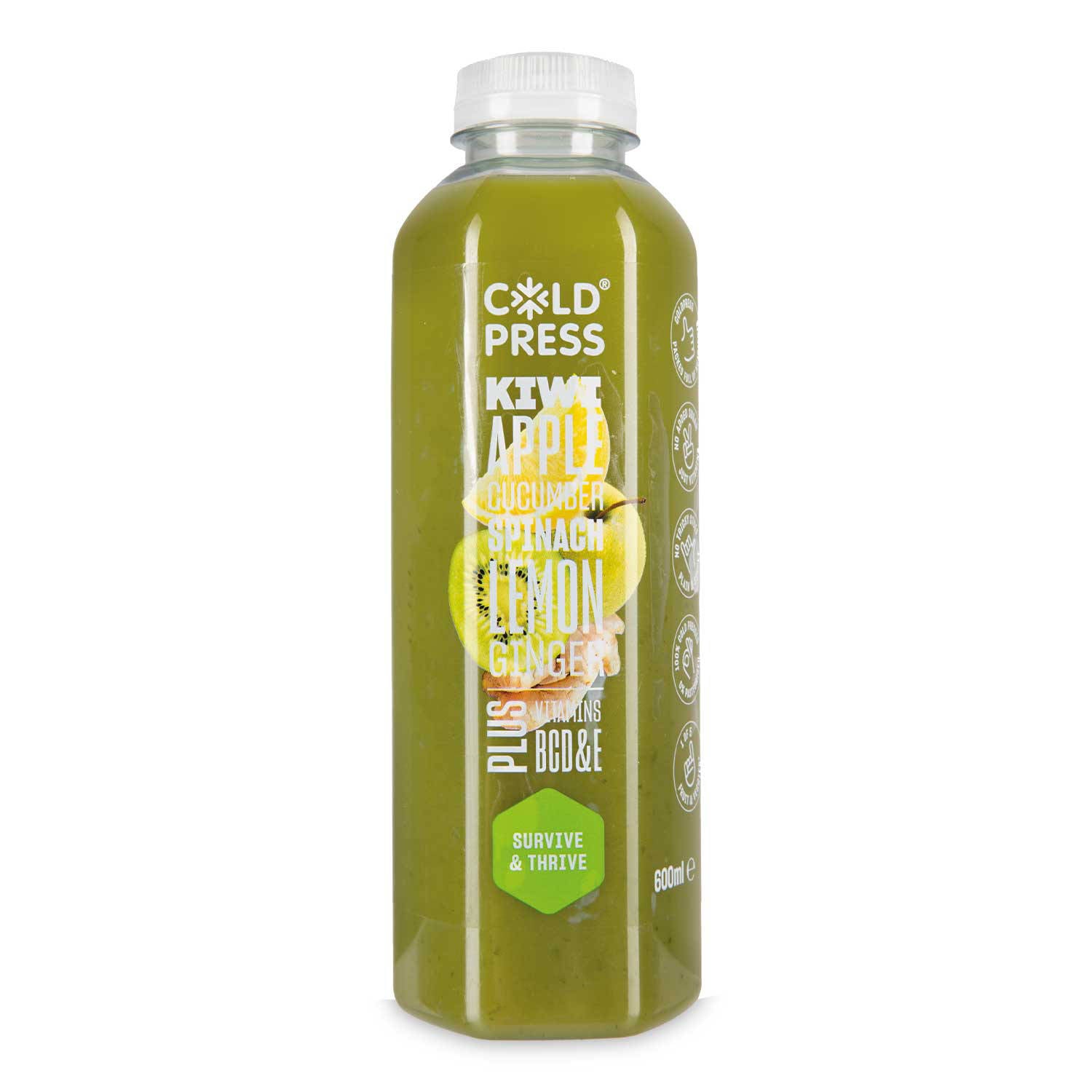 Survive & Thrive fruit juice, imported from the UK