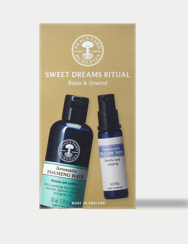 Neal's Yard Remedies Sweet Dreams Ritual sleep aid set 8ml and 100ml (British brand)