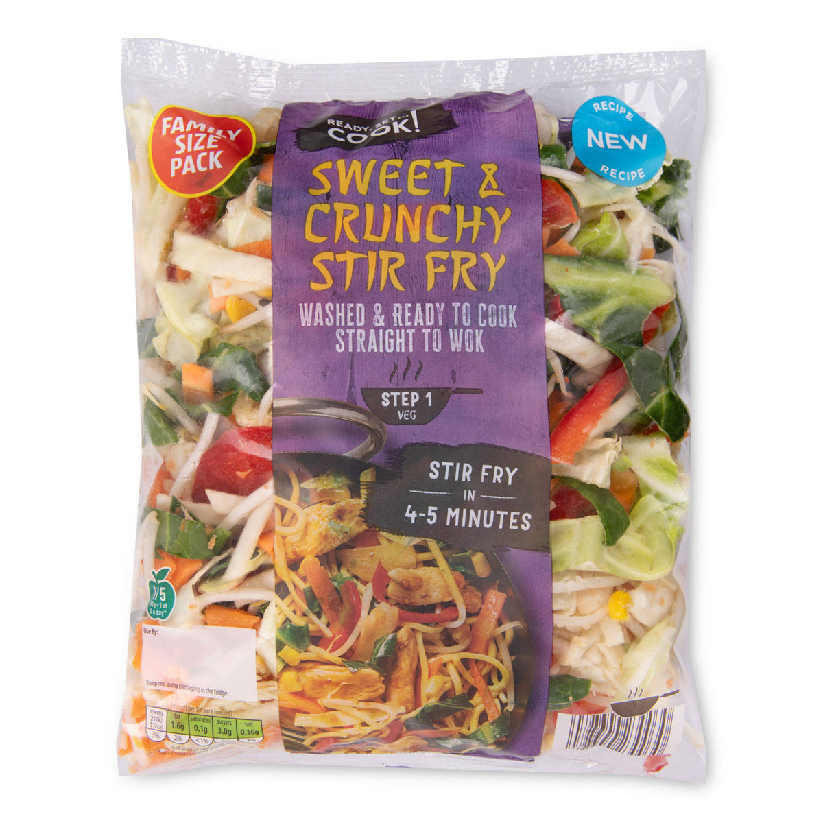 Sweet and Crunchy Stir Fry family size pack - British product