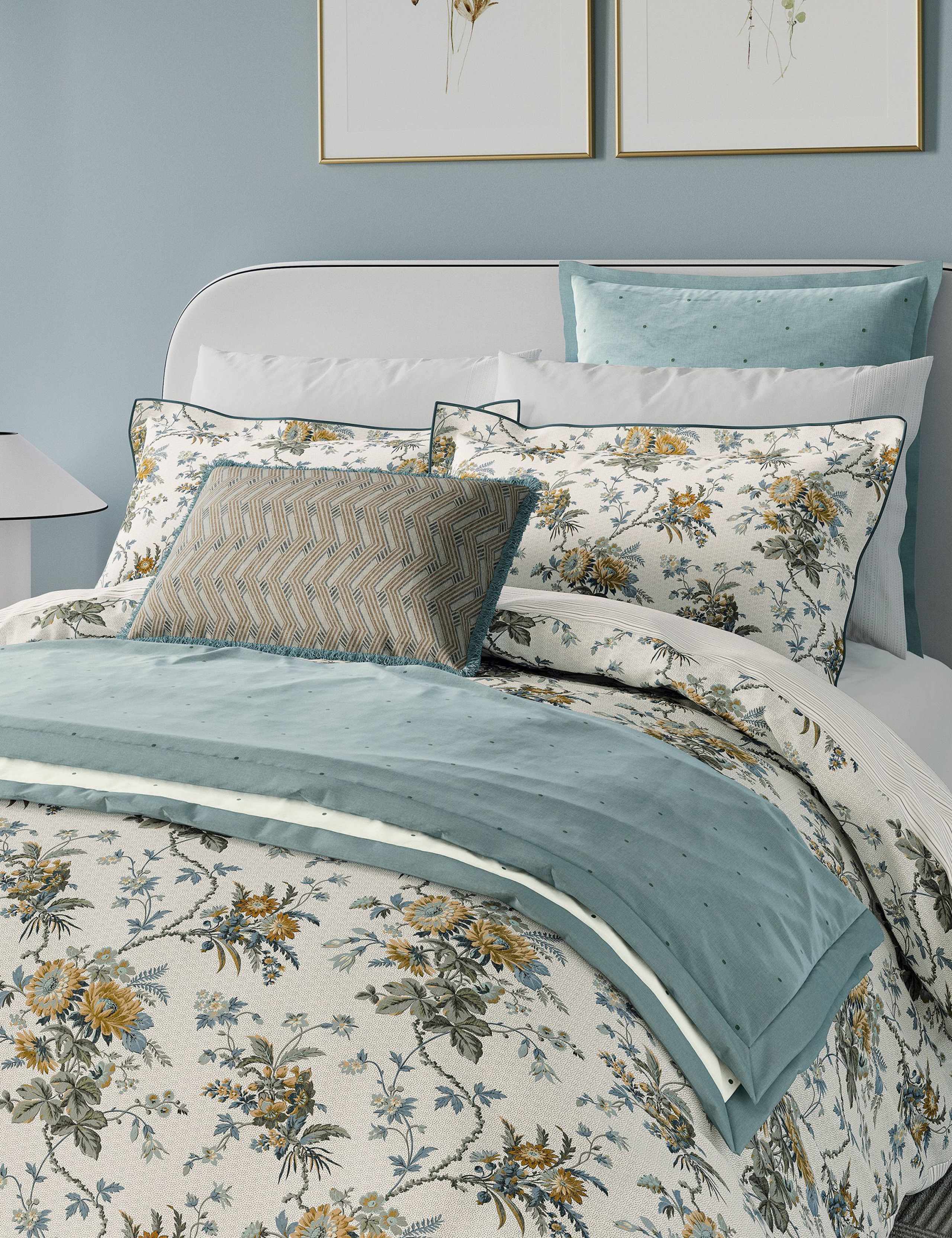 Bedeck of Belfast Sybil Herringbone square cushion 40x60 cm, UK version